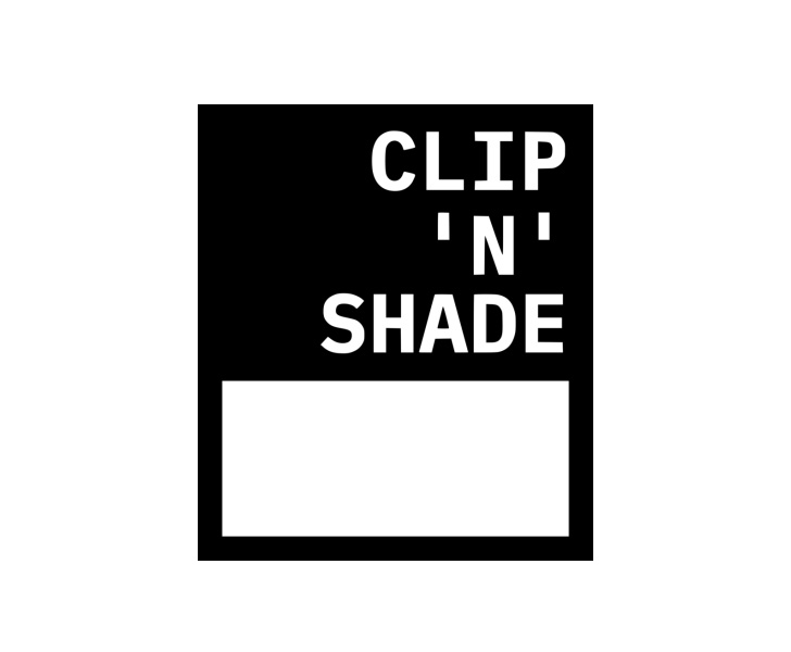 Additional clip for exterior blinds - CLIP'N'SHADE